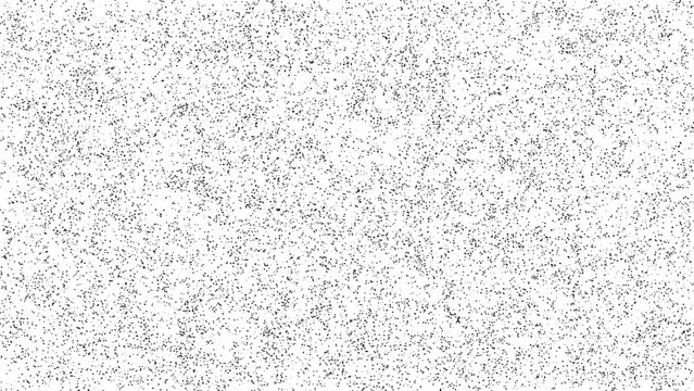 Classic Stipple Vector Texture with Grainy Black Dot Grunge Pattern