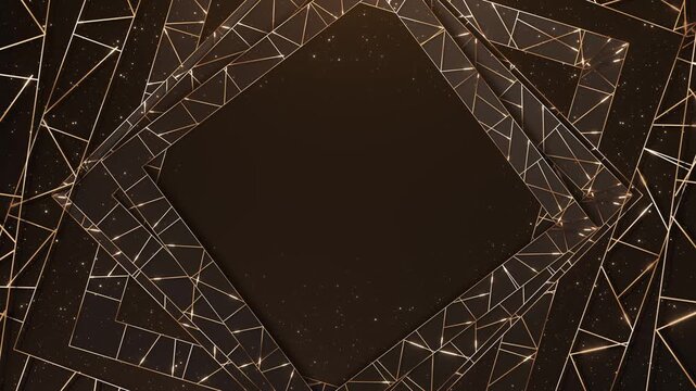 Luxury golden confetti wall sparkling magical stardust glowing particles. 4K flare radiant shimmering floor. award ceremony event. Nightclub, fashion. award ceremony, product reveal, luxury branding,