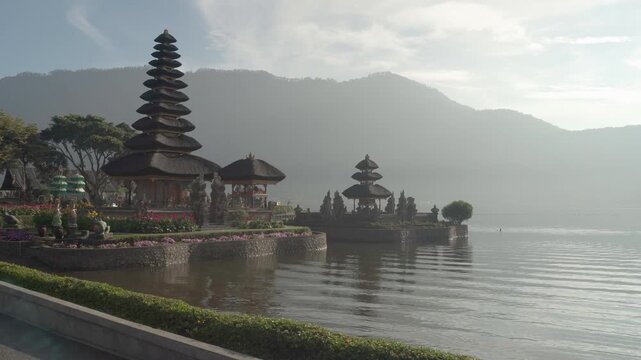 Pura Ulun Danu Beratan (Pura Bratan) in Bali, Indonesia