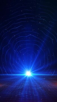 Futuristic Light Pulse Terrain Data Flow Visualization Scene data flow digital environment. advanced computing visuals, virtual systems, artificial intelligence tech environments, modern innovation