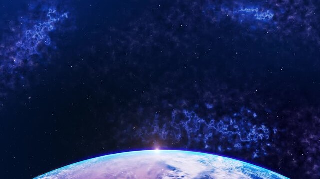 Abstract digital technology futuristic circuit background, Cyber science tech, Innovation communication future, Ai big data, internet network connection, Cloud hi tech global network Earth 3D 4K
