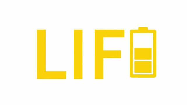 The Letter 'L' Followed by 'I', 'F', and a Battery Icon Symbolizing Energy and Power