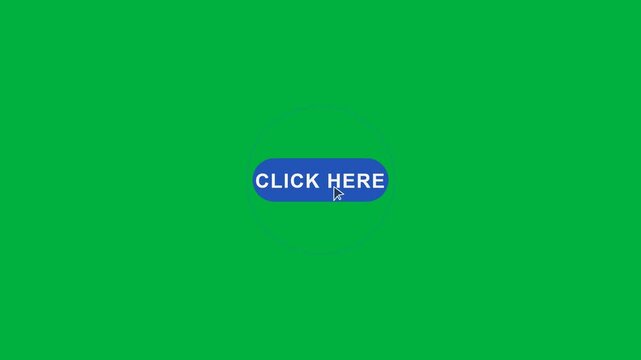 "Click Here" button animation with mouse cursor interaction.