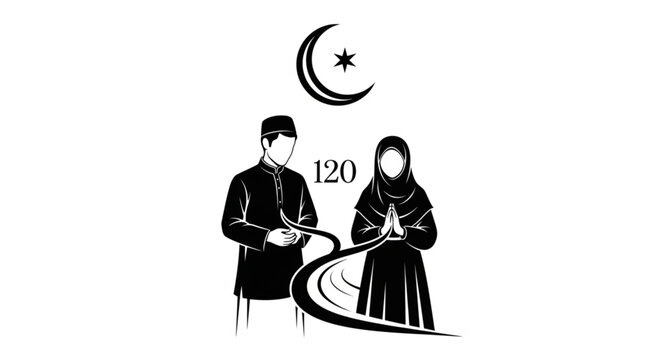 Islamic Wedding Ceremony - A Symbolic Representation of Unity and Faith.