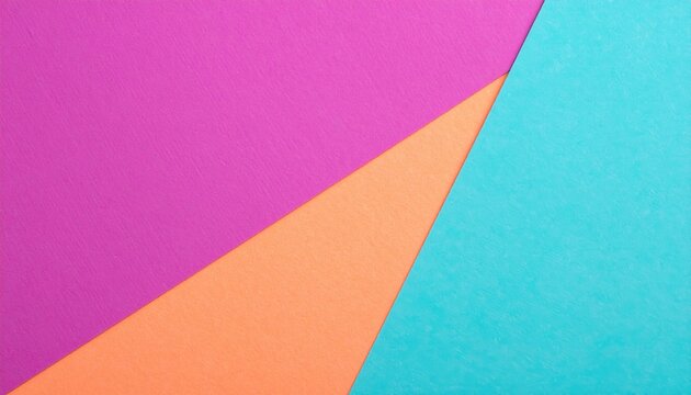 Sfondo astratto geometrico con vivaci blocchi di colore magenta, arancione e verde acqua, ideale per design moderni e creativi.