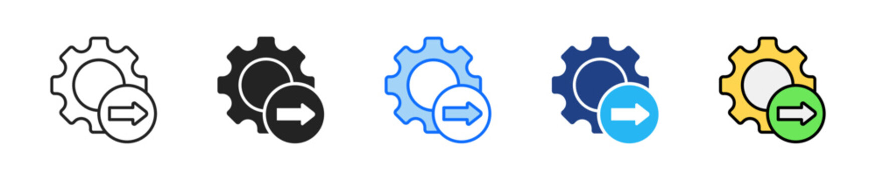 Principle Driven Icon Set Multiple Style Collection