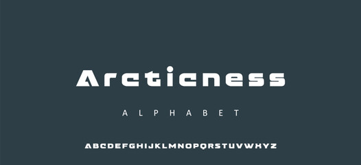 modern alphabet lowercase font. minimalist typography vector illustration design. modern alphabet font. Typography urban style fonts for sport, technology, digital, movie logo design © Nimra