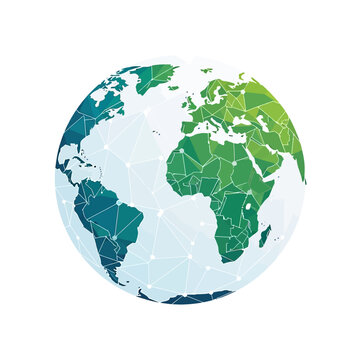 Globe Earth Planet World Map.