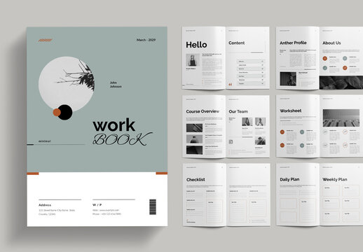 Workbook Magazine Template