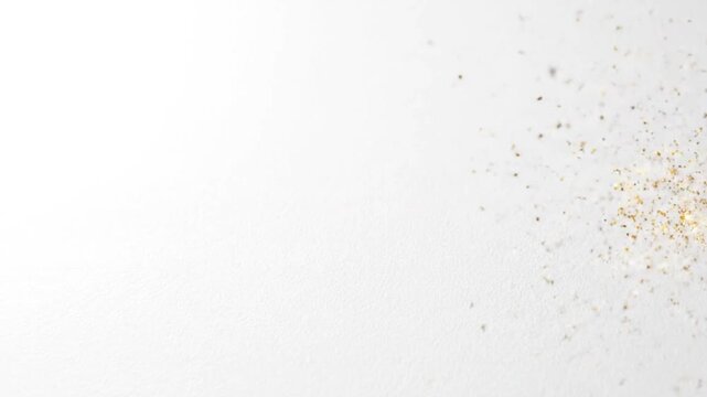 White background with small golden spark appearing once and fading on right ultra clean festival banner