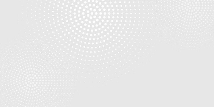 Dot white gray wave light technology texture background. Abstract big data digital  halftone