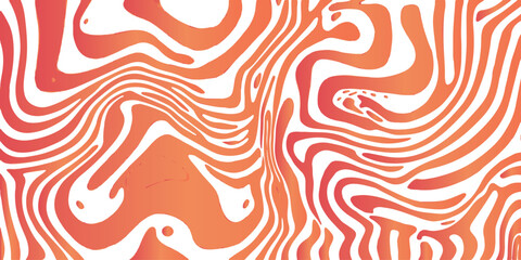 Seamless abstract vector pattern design featuring flowing waves and floral leaf swirls for a decorative textile wallpaper texture © NAYEM