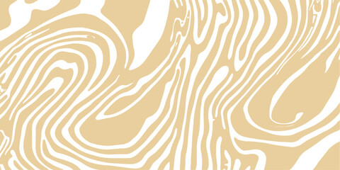 Seamless brown wood texture vector illustration with vintage gold wave patterns and elegant black swirl ornament design for an abstract nature backdrop wallpaper © Nayem Visuals