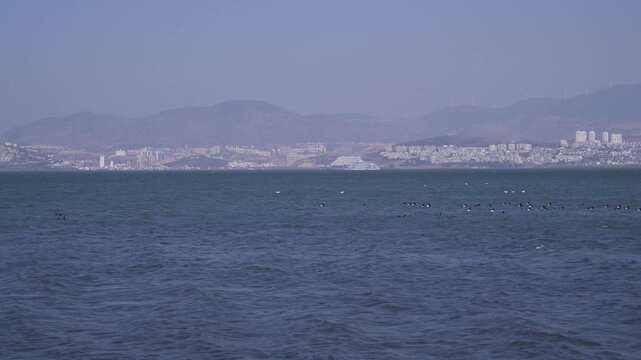Erhai Lake in Dali, China