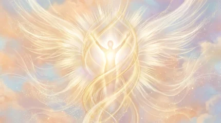 Spiritual Concept Of A Profound Spirit Awakening © dimensdesign