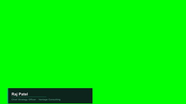 Strategy Executive Lower Third - CSO Name Overlay