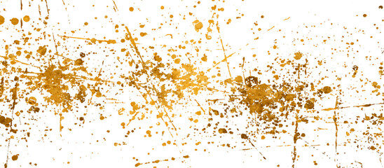Abstract golden color grunge wall texture background. vintage golden paint splatter scratch magic glitter background design. © Vector Gallery