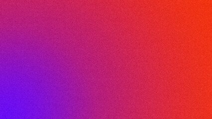 Fototapeta premium Vibrant Purple Pink and Orange Grainy Gradient Background Texture