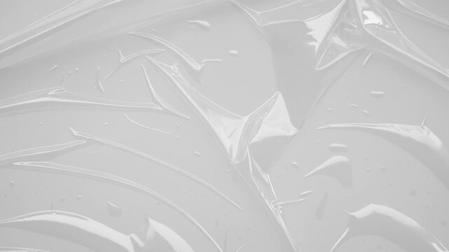 Abstract white plastic film wrap texture background