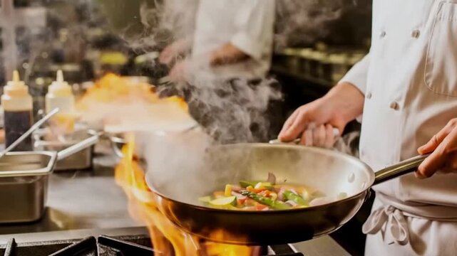 chef preparing food