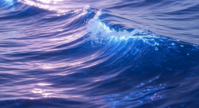 Ocean wave, blue water, sea surface, wave motion, aquatic background