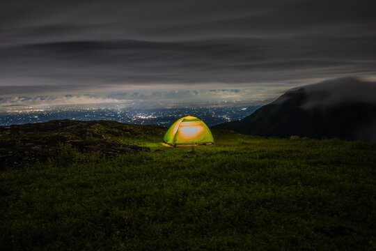 Camping on mountains - Landscape
