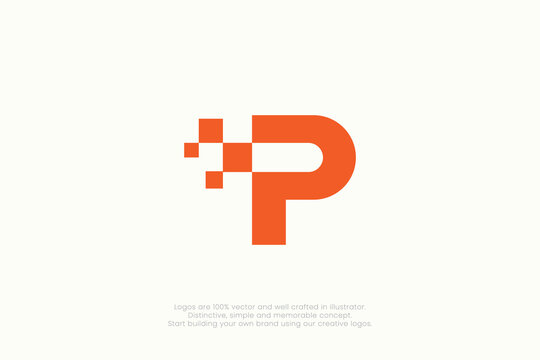 P Letter Monogram Logo 