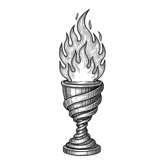 Burning Chalice Torch © Anisah