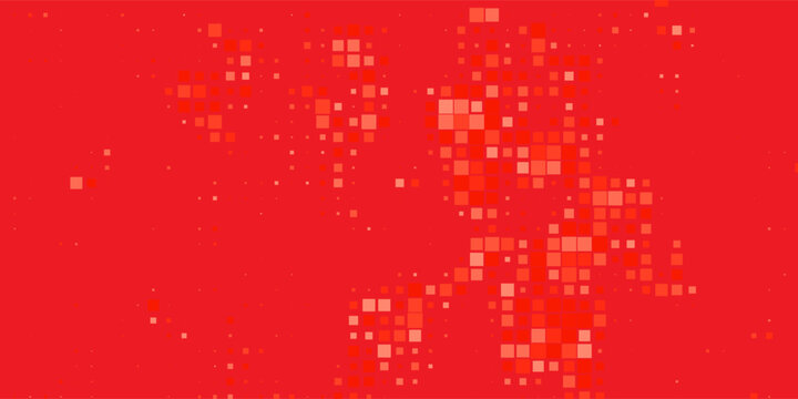 Red Abstract Digital Pixel Mosaic Background With Technology Grid And Data Concept EPS10