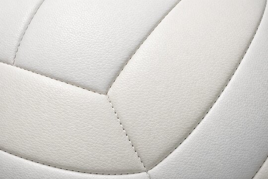 White volleyball textured surface background