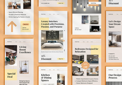 Interior Catalog Social Media Story Template