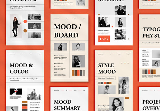 Minimal Mood Board Template