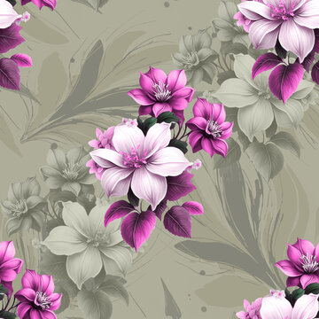 Digital Seamless Pattern For Digital Print