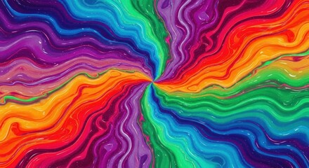 Obraz premium abstract colorful background with waves