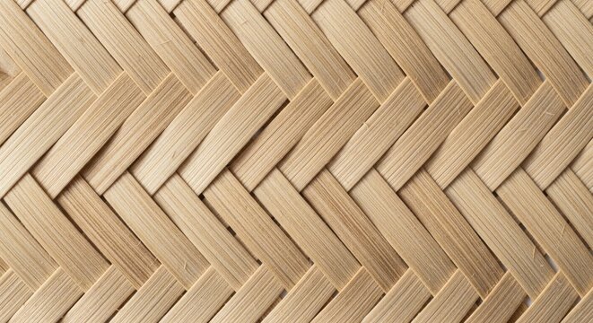 Close up of woven bamboo texture natural pattern for background design