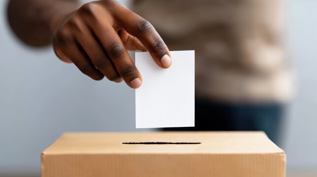 Voting action civic engagement polling station democratic process close-up view empowerment through participation