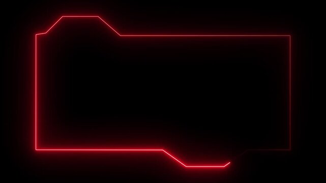 Hud Frame Digital Technology Sci-fi Frame Interface. HUD template. Frame HUD element. Futuristic viewfinder of future. interface data display screen. Artificial intelligent.technology sci fi frame hud