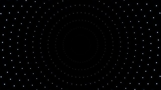 Transparent Overlay  background with white dots arranged in circular patterns and scattered dots