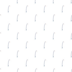 Fishing rod repeating seamless pattern depicting fishing hobby and outdoor recreation © nsit0108