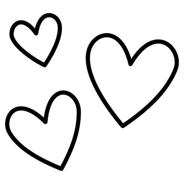 set of hearts