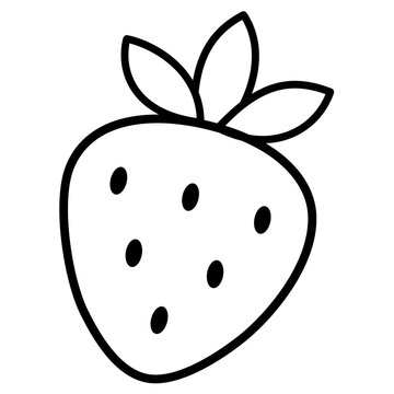 vector illustration of a strawberry 