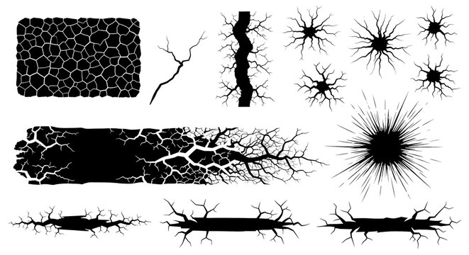 A black and white pixelated image of various shapes PNG isolated on transparent background