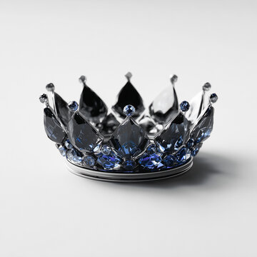 Dark crystal crown luxury royal jewelry elegant gemstone tiara design