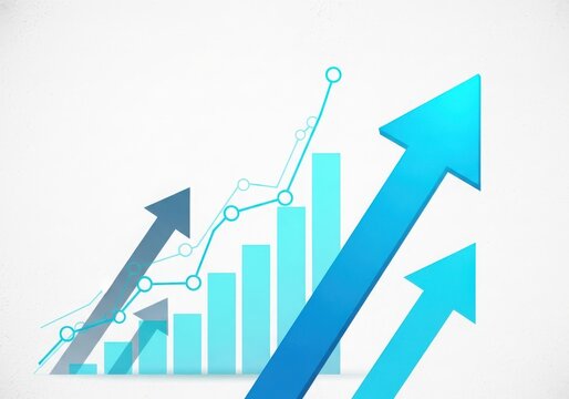 Heat map showing population density distribution across a geographic region isolated on white background