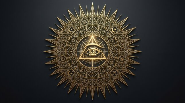 All seeing eye sacred geometry