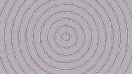 Fototapeta premium Pastel Wavy Hypnotic Concentric Circles Illusion Pattern