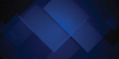 Fototapeta premium Dynamic blue background geometric triangle background with blue pattern, flowing triangular waves and depth motion effect, dynamic background