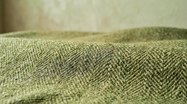 Textured Fabric Close-up: A detailed close-up of textured fabric reveals intricate patterns and subtle tonal variations, evoking a sense of tactility and elegance.