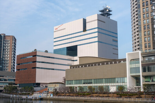 テレビ朝日系列（ANN）　ABCテレビ　朝日放送テレビ株式会社　本社社屋　（大阪府大阪市福島区）