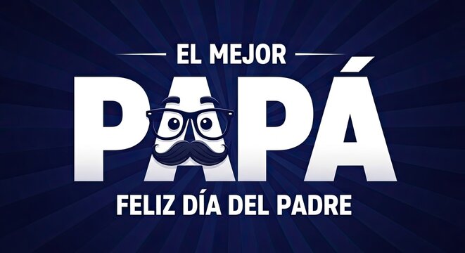 Happy father's day celebrating the best dad with a fun and festive design